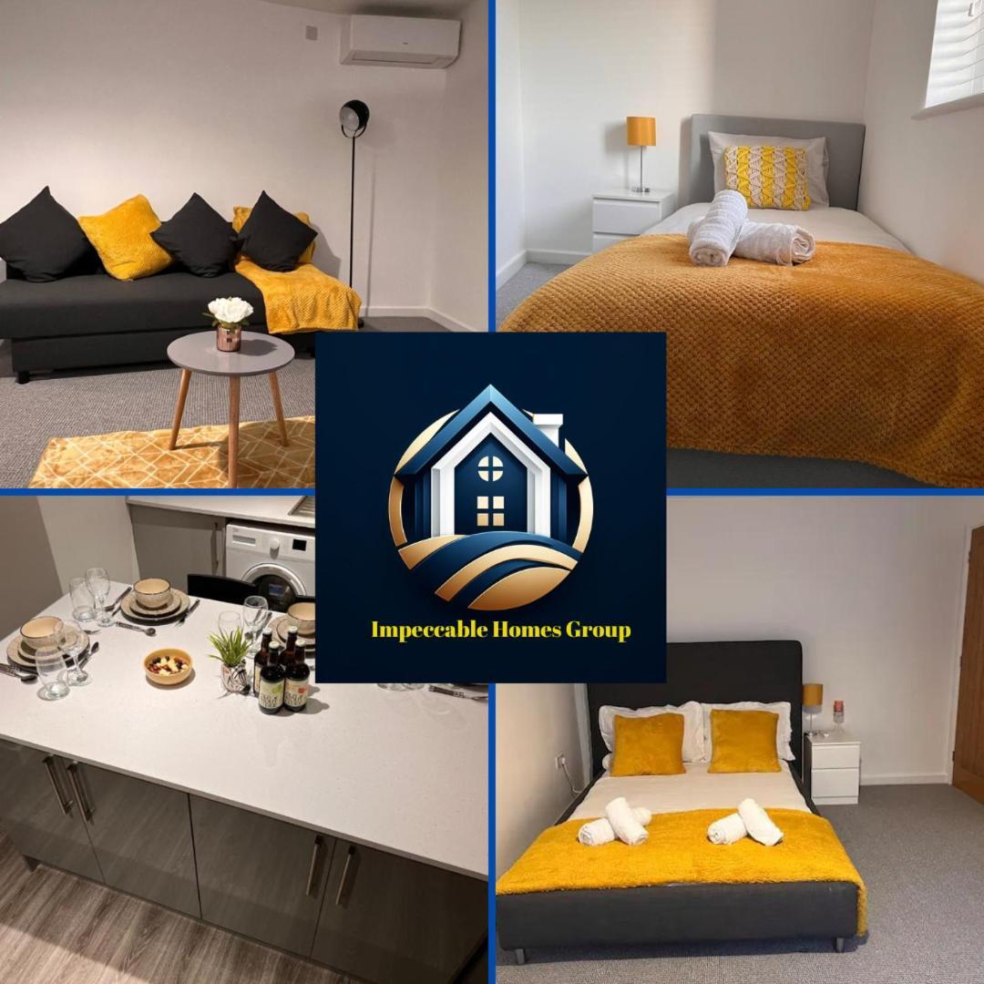 Superb Modern Flat In Northampton, Parking &Ev Apartment ภายนอก รูปภาพ
